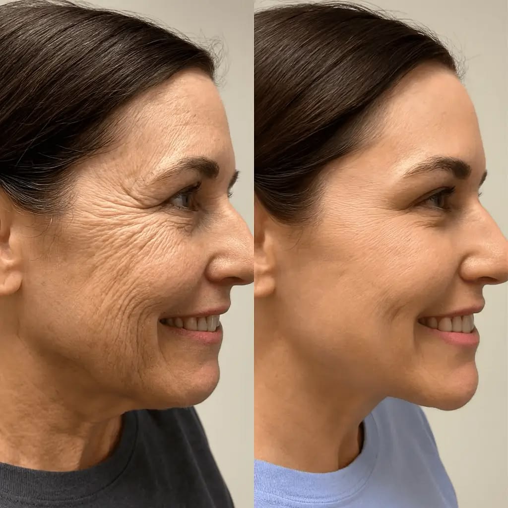 RF Skin Tightening Before After Results in Nagpur at Twacha Aesthetic Clinic